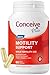 CONCEIVE PLUS Motility Support for Men | Boost Sperm Volume & Count | Spermidine Supplements with Vitamin D, E, Zinc, Antioxidants – Multivitamin Fertility Supplements for Men, 60 Caps