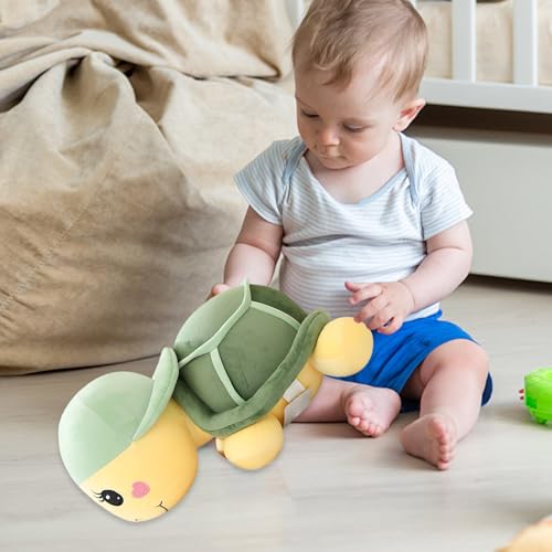 Tortue en peluche doudou mignon avec chapeau cadeau de naissance idéal