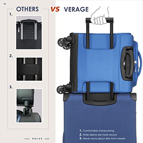 Verage Carry On Underseat Luggage With Wheels & Usb Port, Wheeled Spinner Bag Carry-On Luggages For Airlines, Lightweight Suitcase Men Women, Pilots And Crew (14-Inch Plus) #TOP5
