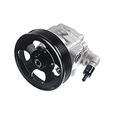Power Steering Pump Assembly with Pulley Compatible with 2005-2011 Volvo XC90(V8 4.4L Only)