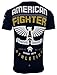 American Fighter Men's T-Shirt Cornestone Crew Neck XS-5XL XL Black