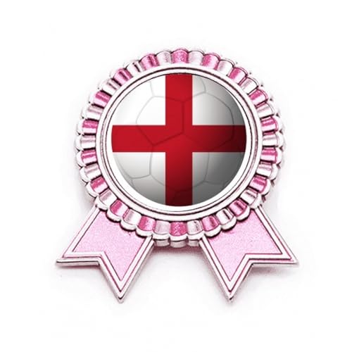 Broche Drapeau Angleterre Football Badge Pin Métal pour Supporter