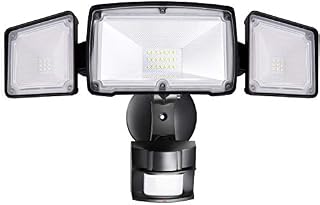3 Head LED Security Lights Motion Outdoor Motion Sensor Light Outdoor 40W 3500
