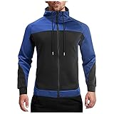 BIBOKAOKE Jogginghose + Zip Sweatshirt OberteilHerren Geldbeutel Mit Münzfach Casual Triangle Print Zweiteiler Reißverschluss Kragen Langarm Top Bluse Anzug Kordelzug Tasche Hosen Set Hosenanzug
