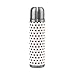 Deziro Bordeaux Pois Hydro Bouteille 368,5 gram double paroi Thermos en acier inoxydable