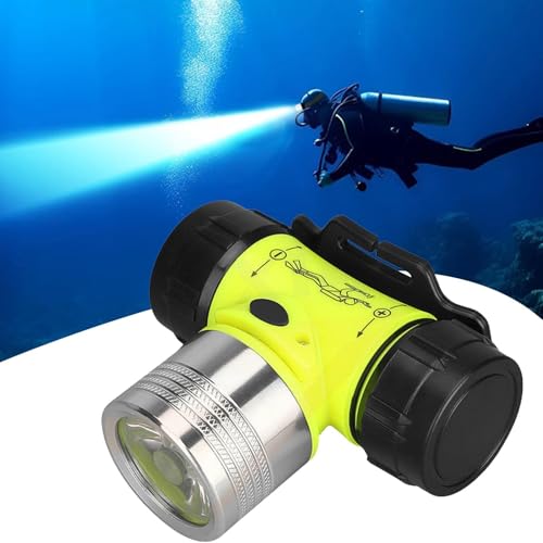 Linterna frontal de buceo 1000LM con alto brillo impermeable IP68 para cuevas 2