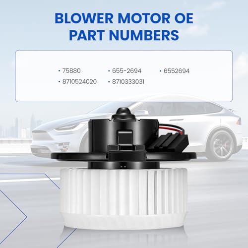 Image of HVAC Blower Motor 75880 Compatible with Lexus ES300 330 LS400 LX470 RX330 RX400h, SC300 SC400 Compatible with Toyota 4Runner Celica Land Cruiser, 6552694 A /C Blower Motor Assembly