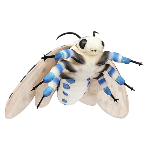lilizzhoumax Simulation Leopard Moth Plush Toy 10.62inch Soft Realistic Leopard Moth Stuffed Animal Plush Toy for Kids Insect lovers Boys and Girls Gifts Home Decoration - Image 2