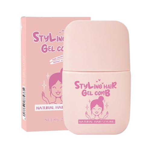 Peine de cera para el cabello, barra de cera para el pelo, gel para niños, peine de peinado, peinado duradero y no graso, 80 g