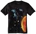 The Mountain Little Boys' Youth Solar System Shirt, Black, Small