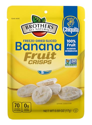 Brothers All Natural Freeze Dried Fruit Crisps, Banana - image 2