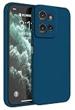 Topme Cover per Motorola Moto g86 Power 5G (6.67" Inches) Custodia Case, Protezione Della Pelle Della Custodia in Silicone Tpu - Blu zaffiro