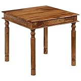 Material: Sheesham-Massivholz vidaXL Massives Sheeshamholz Esszimmertisch Küchentisch Esstisch Holztisch