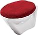 Produktbild Erwin Müller WC-Deckelbezug mit Schnürung Mykonos rot Größe 47x50 cm - weich und flauschig, trocknergeeignet (weitere Farben)