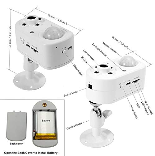 image for eoqo HD Home Secutiry Cameras, Battery Powered Cameras for Home Securi