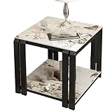 ✨【Convenient Structure】Le design vous permet de glisser cette petite table de canapé sous une chaise, un canapé et un fauteuil inclinable, vous offrant un accès pratique à votre ordinateur portable pour le bureau à domicile.