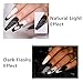 VERONNI Reflective Glitter Spider Gel, 6 Colors Line Polish for Wire Drawing UV/LED Glitter Nai Disco Pulling Line Silk Painting Drawing Gel Salon & DIY Manicure Liner Nail Art