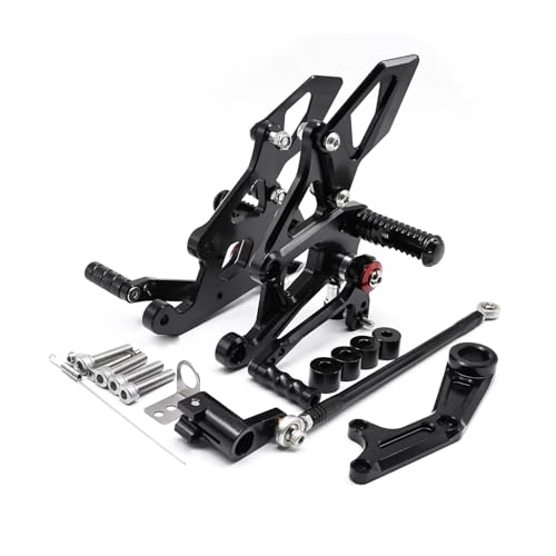 Pédales Repose-Pieds Arrière Moto en Aluminium CNC pour YZF R15 V4 2021-2024