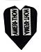 5 Sets #30045 AmeriThon Black/Clear Dart Flights