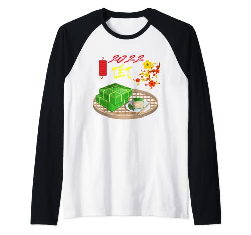 Año Nuevo Lunar Vietnamita - Tet 2022 - Decoración divertida Camiseta Manga Raglan