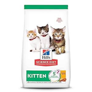 Hill’s Science Diet Dry Cat Food, Kitten, Chicken Recipe, 7 lb. Bag