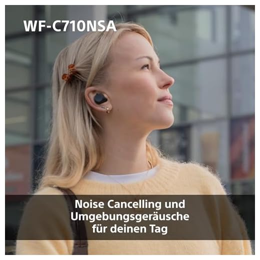 Sony WF-C710NSA Kabellose Noise Cancelling Ohrhörer