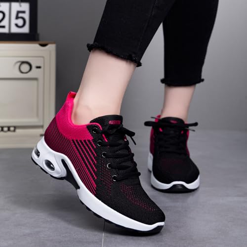 Image of Padgene Womens Sneakers Air Cushion Running Shoes Lightweight Tennis Walking Shoes Mesh Breathable Gym Work Fashion Sneakers Athletic Comfortable Casual