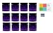 Purple 4 oz Plastic Jars with Black Lids (12 pk) with Mini Jar - PET Round Refillable Containers