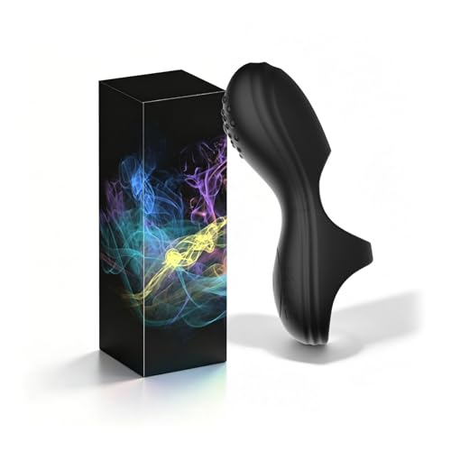 Dusfiks Multifunctional Finger Massager Waterproof Rechargeable Portable Body Mini MassageTool Quiet Black