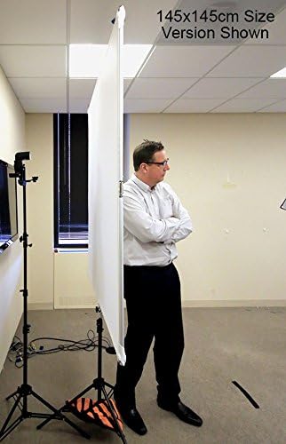 Miniatura 2 de Fotodiox Pro Studio Solutions - Kit de escrutinio Boom Sun de 35.4 x 35.4 in (35 x 35 pulgadas), marco plegable con difusión, cubierta