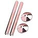 2 Pack Radiator Pipe Covers 15mm Pipe Sleeve Collars for Bathroom Chrome Cut to Fit Pipe Sleeves for Easy Install with Snap-On Design(Rose Gold)