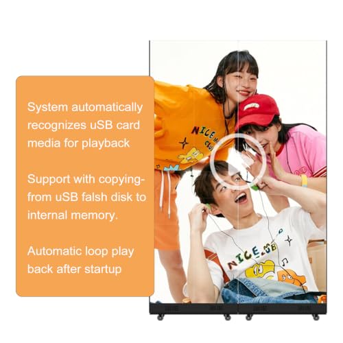 Image of 80 inch P1.86 GOB LED Poster Display, Spliceable Digital Signage (2)