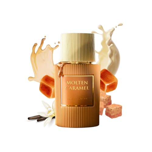 Caramel Molten, Eau de Parfum Unisex, 100 ml, Note di Caramello, Lunga Tenuta