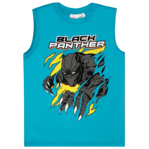 Marvel Avengers ensemble T-shirt débardeur et short garçon Black Panther - 4