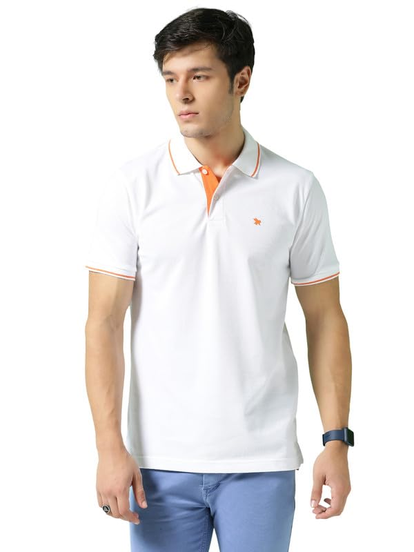 markle moro Men's Mouve Solid Polo Collar Cotton T-Shirt (MTS9MU107)-picture-28