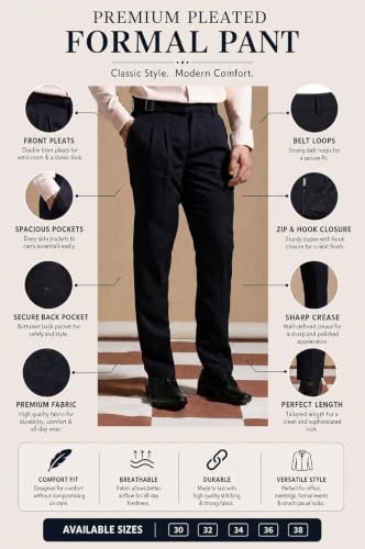 Image of Trouser for Men | Casual Pants | Gurkha Trouser (PREMIUM-TR-05-10)
