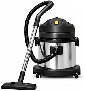 MAKAGE Wet & Dry Vacuum Cleaner 1200W | Heavy Duty Stainless Steel Tank | Powerful Suction | 7.2m Long Cable | Commercial & Industrial Cleaning Machine (Black, 30 Liter)