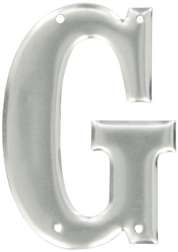 Marquage industriel Brady 1600-G aluminium | Lettre G en relief pour entrepôt 7,6cm