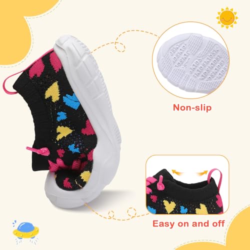 Image of LeIsfIt Toddler Shoes Boys Girls Wide Toe Box Breathable Slip-On Sneakers Kids Lightweight Barefoot Feel Shoes for Everyday Play