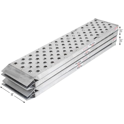 Rampas plegables de aluminio para UTV 8 ft 3000 lb miniatura 2