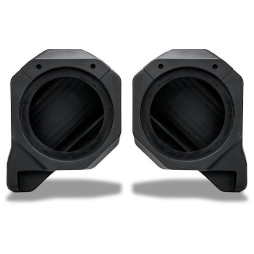 SSV Works Rear Speaker Pod Upgrade, 4-Inch to 6.5-Inch Conversion for 2022–2026 Ford Bronco Raptor 4-Door, Plug-&-Play Easy Install, OEM Precision Fit, Unloaded - Speakers Not Included