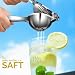 Rekix Zitronenpresse, Zitruspresse, Saftpresse Manuell, Zitronenpresse Handpresse, Limettenpresse Klein, Lemon Squeezer, Citrus Juicer, Entsafter, Zitronenscheibenpresse, Bar Cocktail Zubehör, Silber