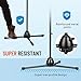 CAHAYA Microphone Stand Heavy-Duty Super Resistent Tripod Boom Universal Mic Stand with 2 Mic Clips for Most Mics Height Adjustable Mic Stand for Singing Wedding Performance CY0330