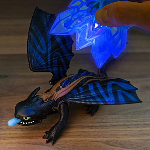 How To Train Your Dragon 3: The Hidden World Gift Set Toothless And Lightfury Dragons With Armored Hiccup The Viking Action Figure #TOP2