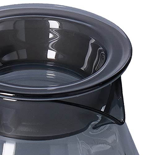 Glass Coffee Carafe, 20oz/600ml Glass Coffee Pot Server with Lid, Heat Resistant Coffee Pour Over Glass Pot Transparent Tea Kettle Dispenser for Home, Office, and Café