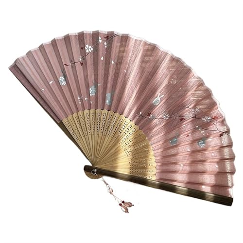 EoxinDm Folding Fans,Hand Foldable Fan, Retro Chinese Style Folding Fan,