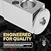 MLY A/C Expansion Valve, Anti-Wear Steam Engine Air Conditioning Valve, 80213TF0G01 19205241 80211-TP5-H11 80221TZ3A41, Universal A/C System Repair Accessories, Compatible with Most Cars