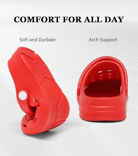 Image of Kids Girls Boys Clogs Garden Shoes Toddler Slip on Sandals Children Water Shower Beach Pool Slippers