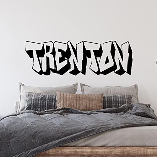 Sticker personalizado con nombre graffiti 38"x12" miniatura 1