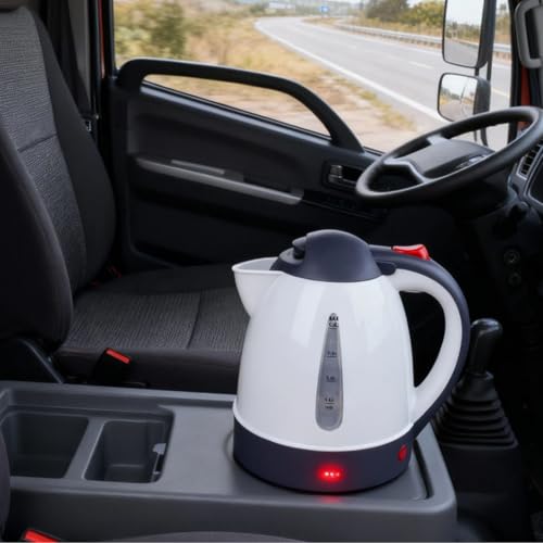 Hervidor eléctrico para auto de acero inoxidable 1L miniatura 3